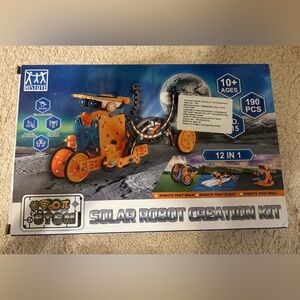 New Histoye 12-in-1 STEM Solar Toy Robot DIY Building Kit Toy - Ages 10+